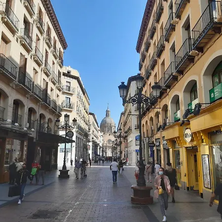 アパート Acogedor Piso En Pleno Centro De サラゴサ